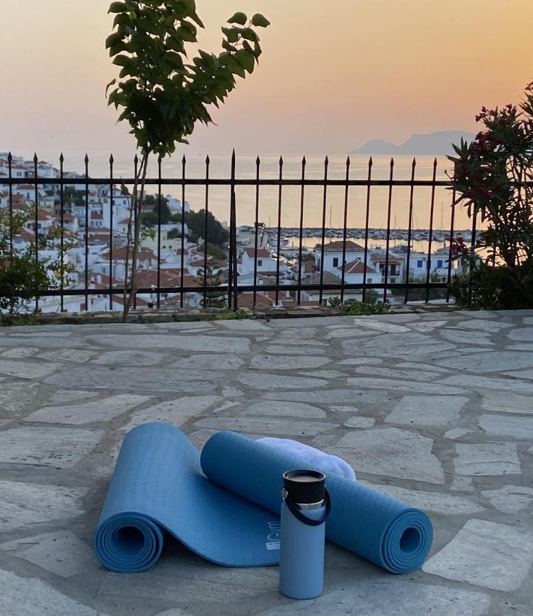 Villa Icelle Skopelos Town Sea View Swimming Pool Экстерьер фото